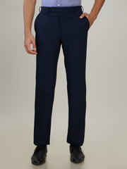 Park Avenue Mens Formal Trouser Pmtq08140-B9-81F Fancy Blue