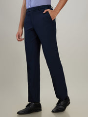 Park Avenue Mens Formal Trouser Pmtq08140-B9-81F Fancy Blue