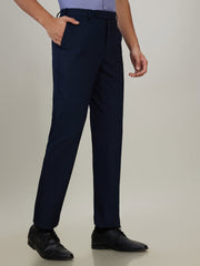 Park Avenue Mens Formal Trouser Pmtq08140-B9-81F Fancy Blue