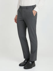 Park Avenue Mens Formal Trouser Pmtq08140-G6-81F Dark Grey