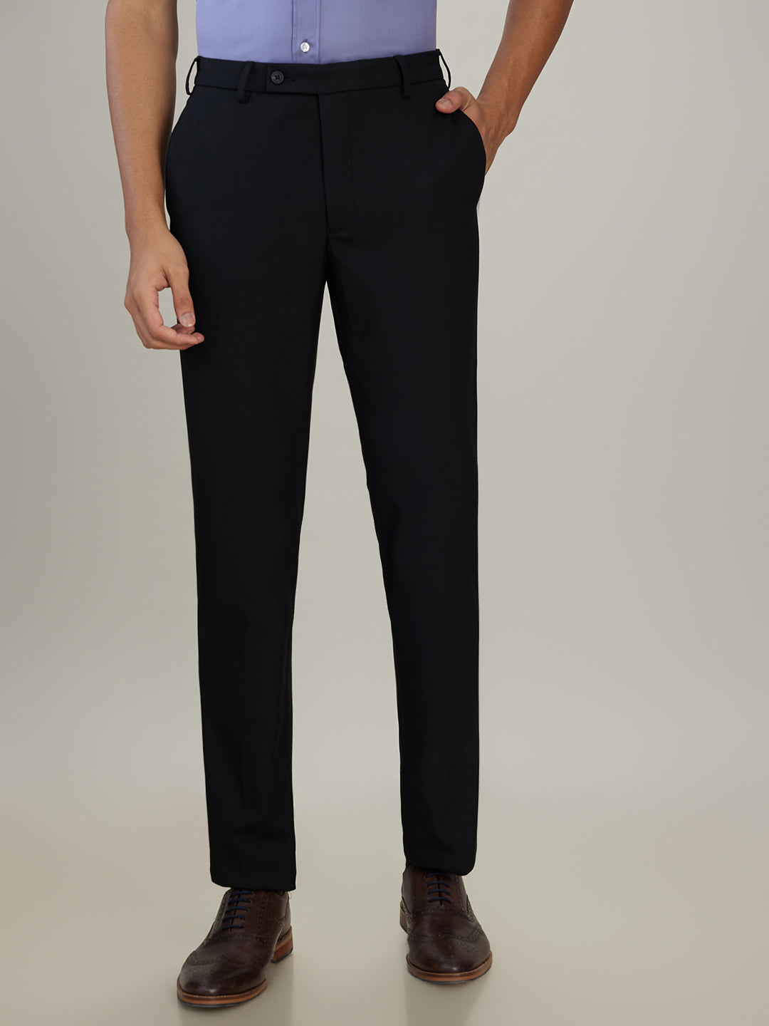 Park Avenue Mens Formal Trouser Pmtq08140-K9-81F Black