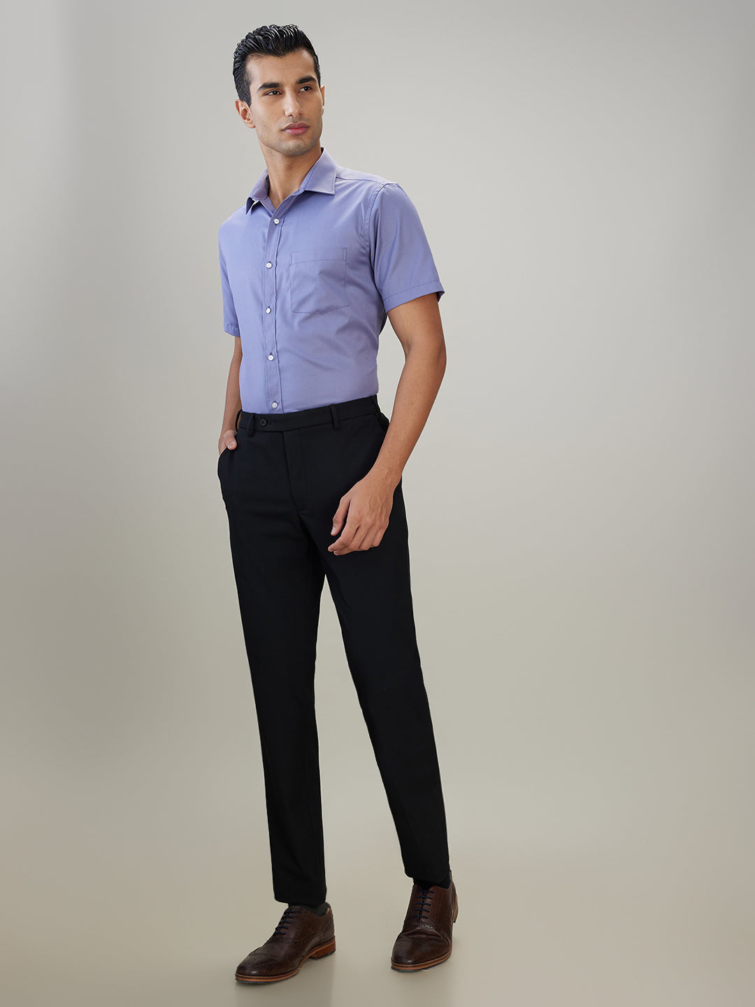 Park Avenue Mens Formal Trouser Pmtq08140-K9-81F Black