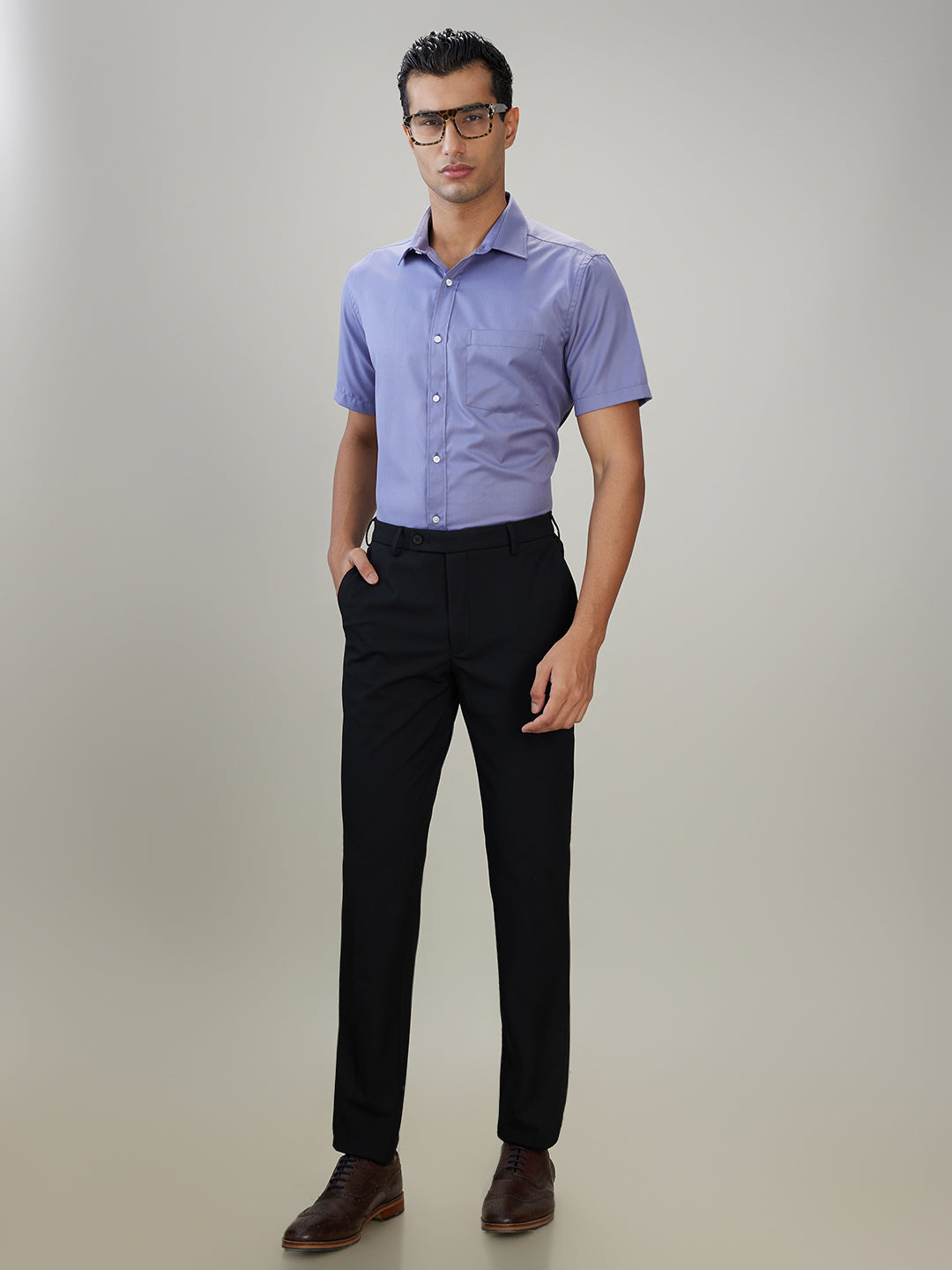 Park Avenue Mens Formal Trouser Pmtq08140-K9-81F Black