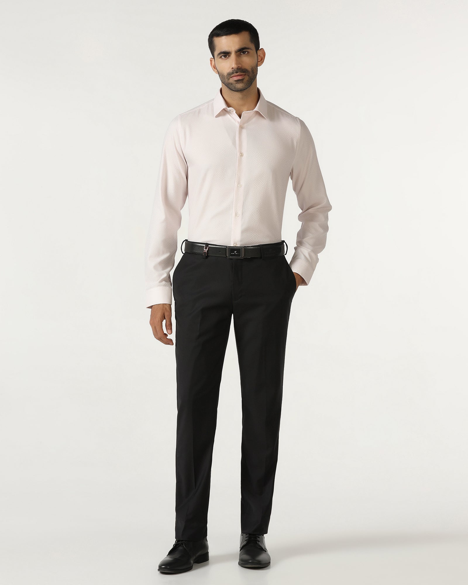 Blackberry Mens Formal Shirt F/S Bp-Lg-Jq-Render Peach