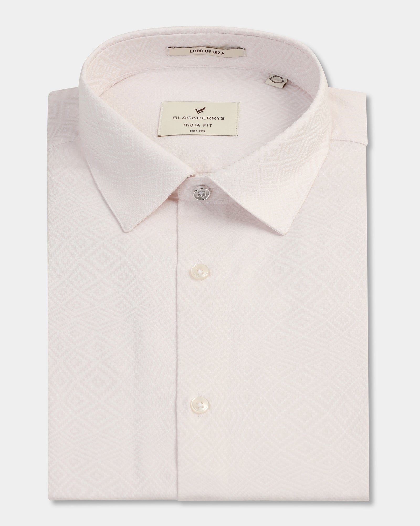 Blackberry Mens Formal Shirt F/S Bp-Lg-Jq-Render Peach