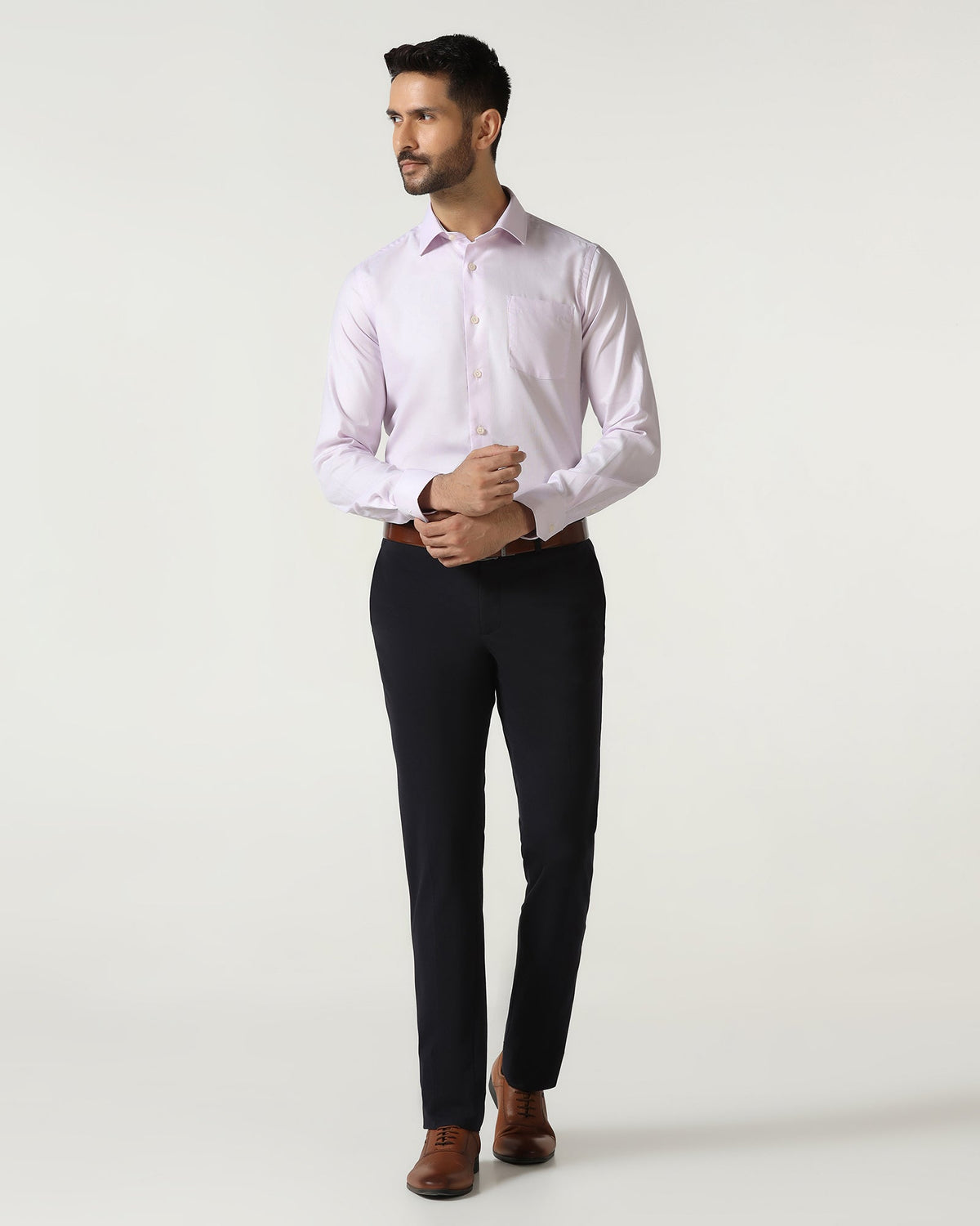 Blackberry Mens Formal Shirt F/S Bp-Bs-So-Rally Pink