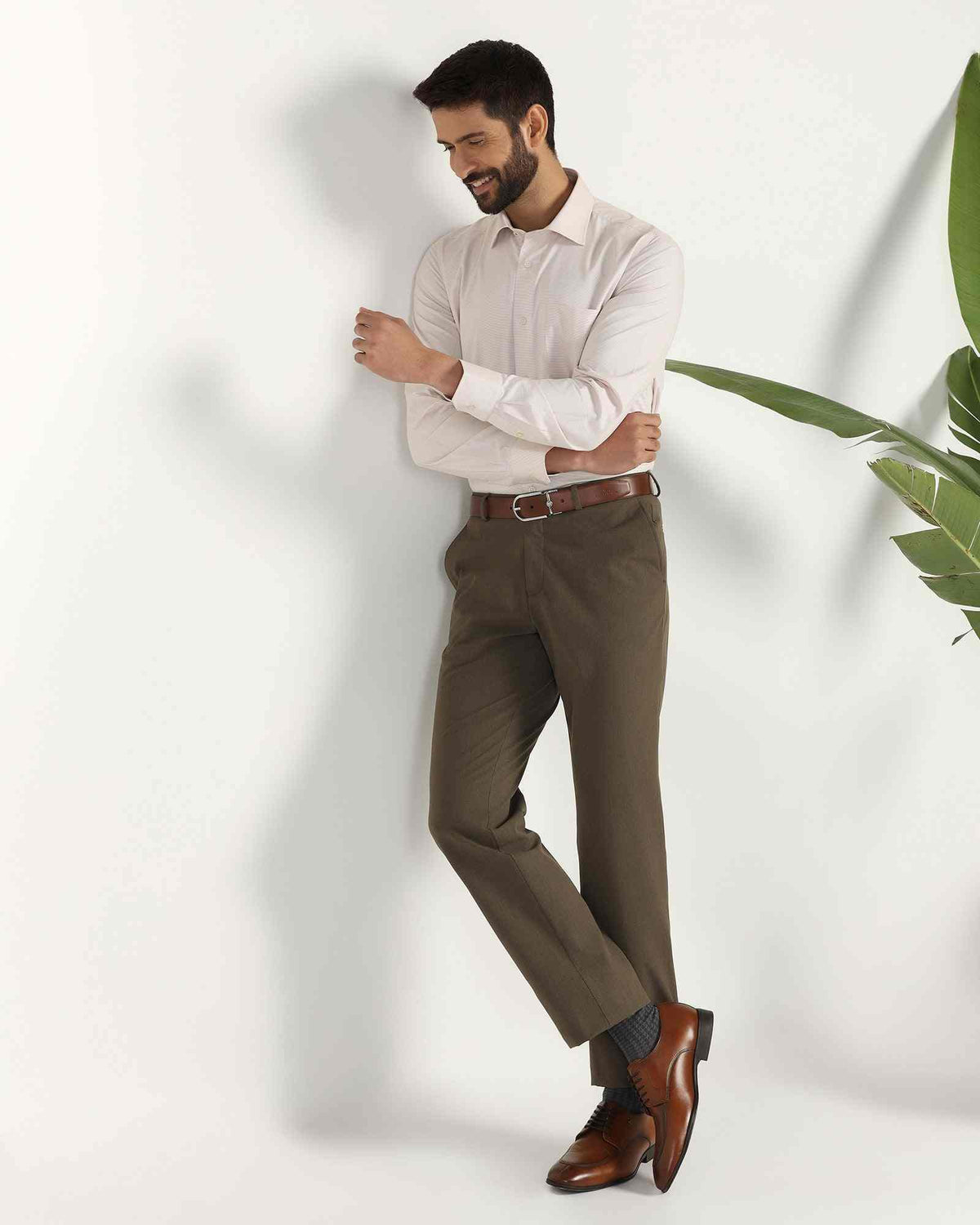 Blackberry Mens Formal Shirt F/S Bp-Bs-Do-Revolve Grey