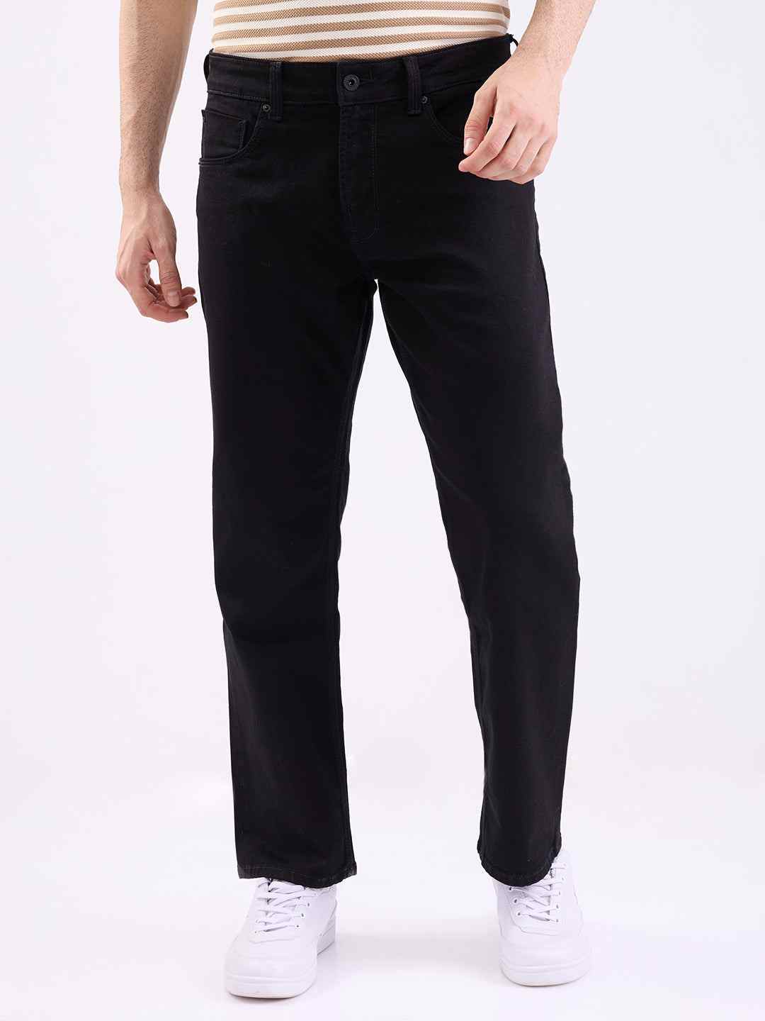 SPYKAR MENS JEANS MDCH2BE005 BLACK