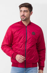 Spykar Mens Jacket F/S Mjk-02Bblw-017 Navyblu/Deepred