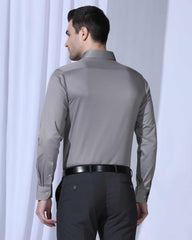 Blackberry Mens Formal Shirt F/S Bp-Bs-Do-Revolve Grey