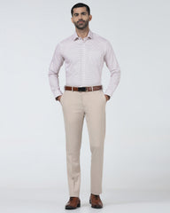 Red Non Iron Printed Shirt - Everest