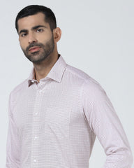 Red Non Iron Printed Shirt - Everest