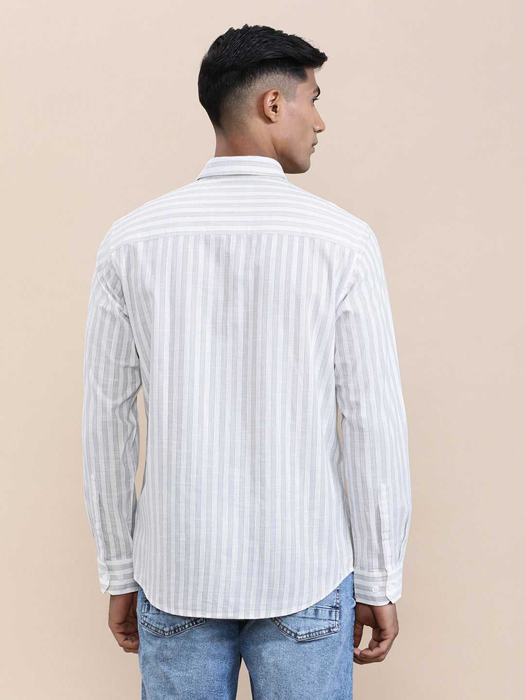 Crocodile Mens Casual Shirt F/S Crcs125-311Mt Lavender