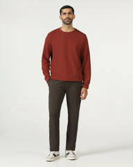 Blackberry Mens Sweat Shirt F/S Ee-Ss-Pan Rust
