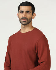 Blackberry Mens Sweat Shirt F/S Ee-Ss-Pan Rust