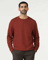 Blackberry Mens Sweat Shirt F/S Ee-Ss-Pan Rust