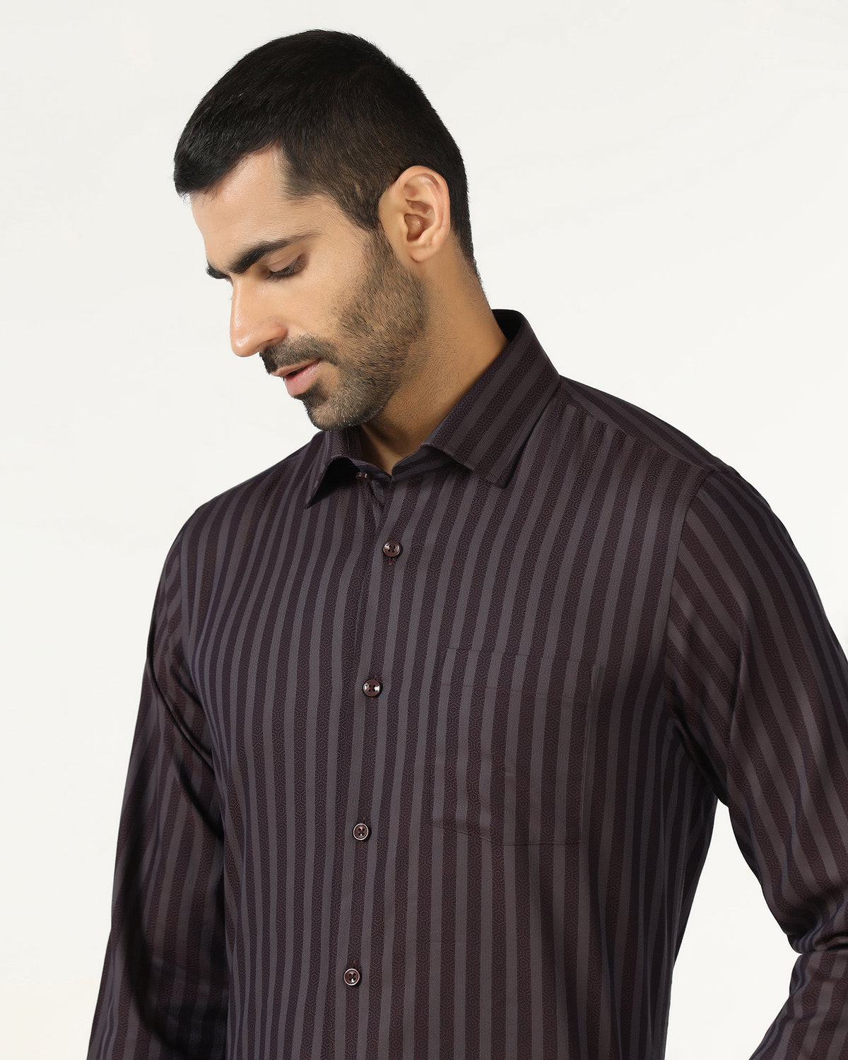 Blackberry Mens Formal Shirt F/S Nl-Lg-St-Refute Rust - Goyalsons ShopMax