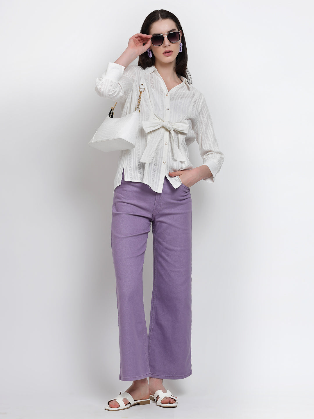 Gipsy Ladies Western Tunic S23Tnc231006 Wht Ub White