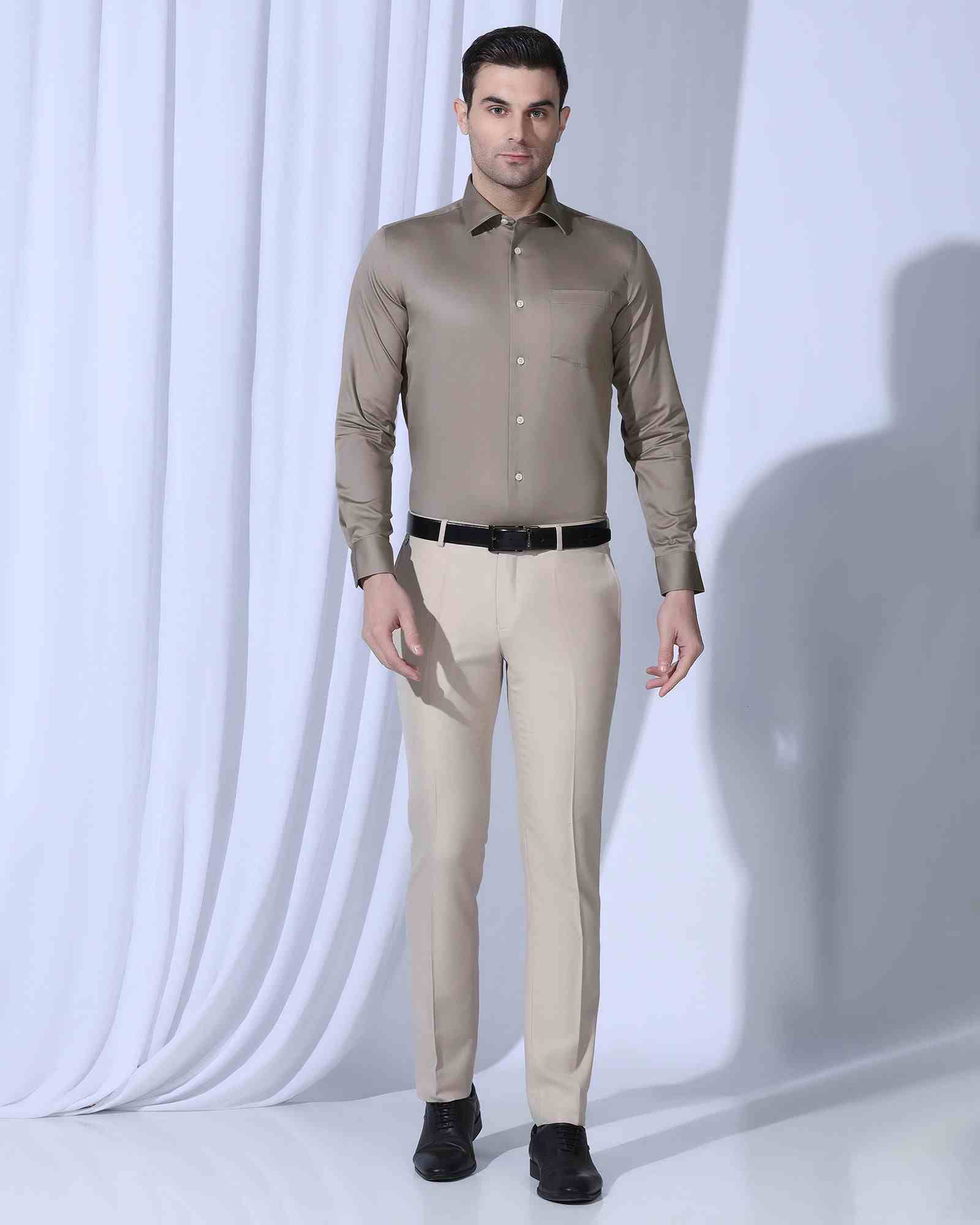 Blackberry Mens Formal Shirt F/S Bp-Bs-Do-Revolve Grey