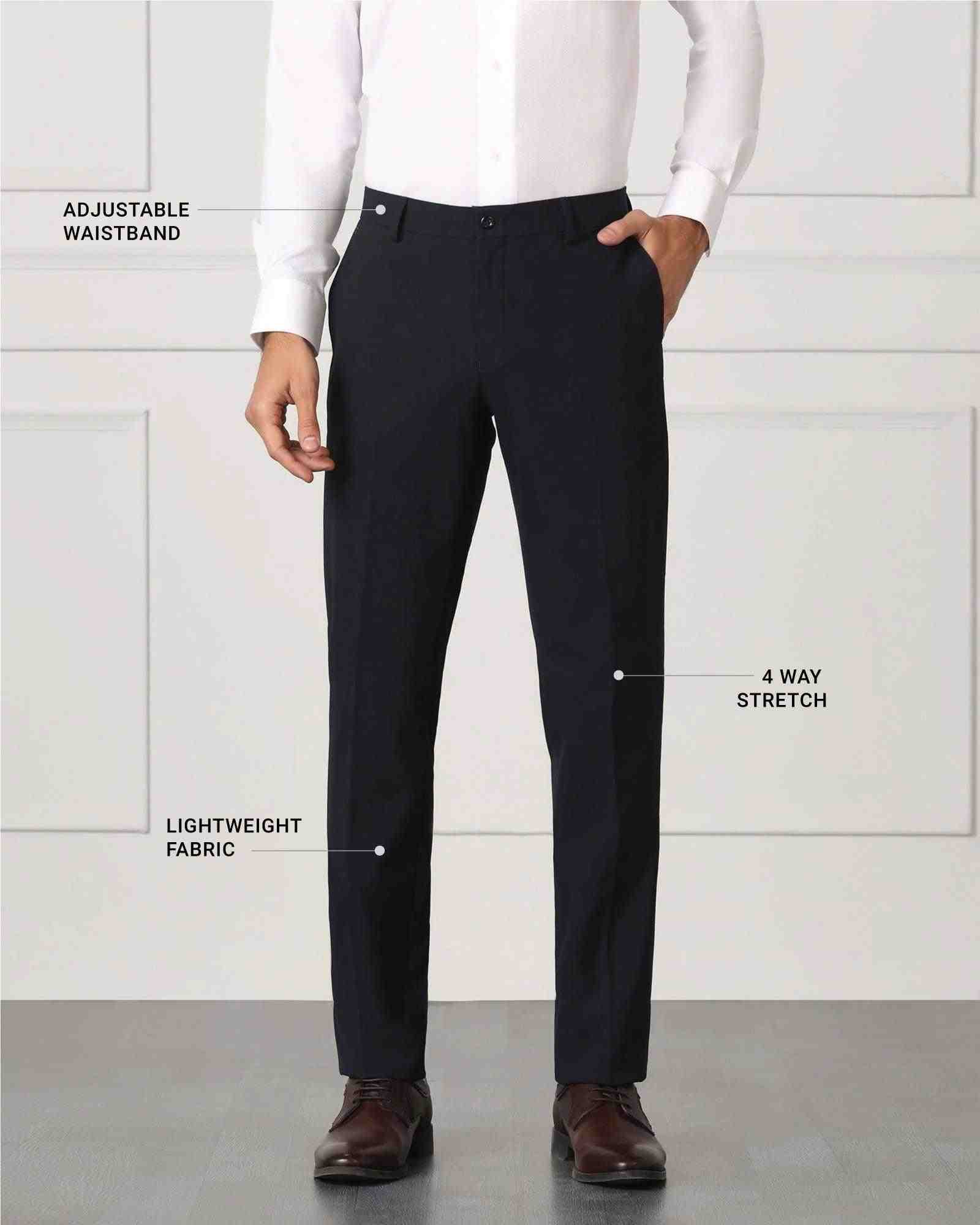 Blackberry Mens Formal Trouser Nl-Travis Navy