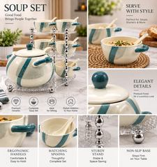 Lyte Club Premium Multi-Tier Serving Set with Bowls & Spoons
