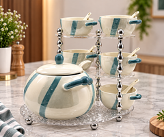 Lyte Club Premium Multi-Tier Serving Set with Bowls & Spoons