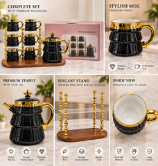 Lyte Club Premium Tea & Coffee Set with Teapot