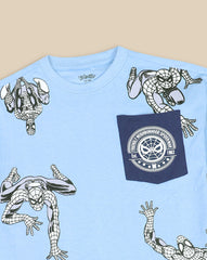 BIO WORLD BOYS T-SHIRT H/S SMKBTSRT000815 CORNFLOWER