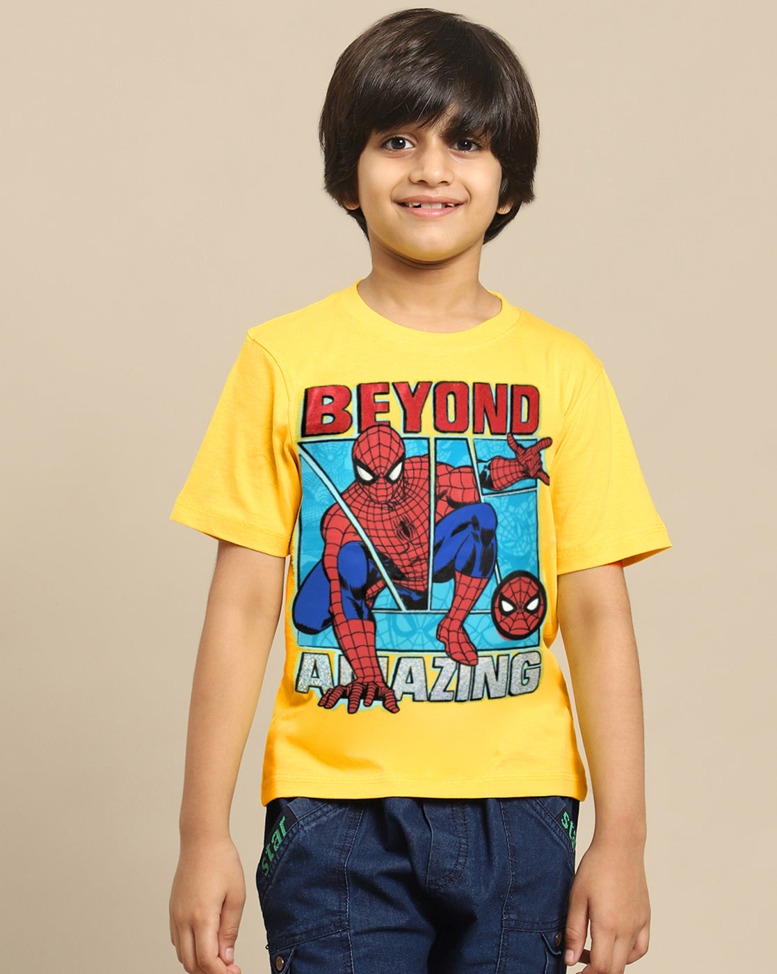 BIO WORLD BOYS T-SHIRT H/S SMKBTSRT000952 POLLEN YELLOW