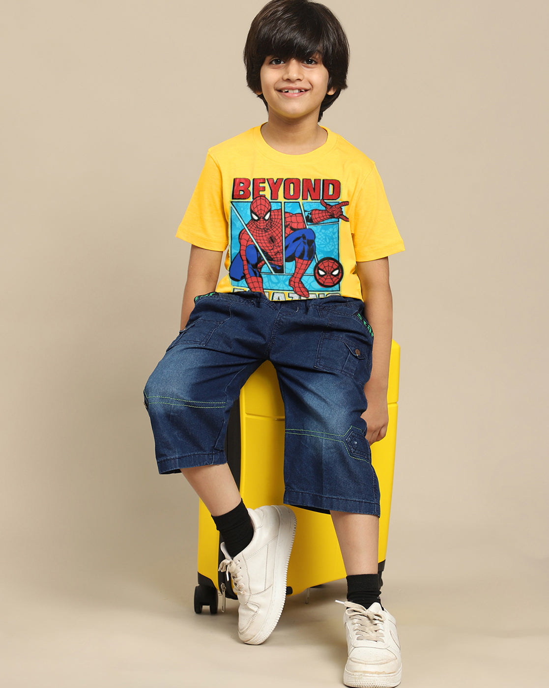 BIO WORLD BOYS T-SHIRT H/S SMKBTSRT000952 POLLEN YELLOW