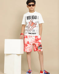 BIO WORLD BOYS T-SHIRT H/S SMKBTSRT002463 OFF WHITE