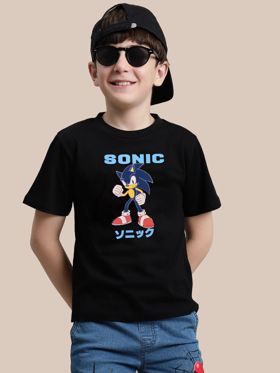 BIO WORLD BOYS T-SHIRT H/S SOMKBTSRT003363 BLACK