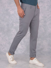 CRIMSOUNE CLUB MENS CASUAL TROUSER STR9228 LIGHT GREY