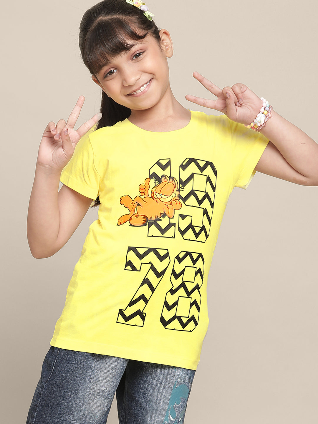 BIO WORLD GIRLS T-SHIRT H/S STY-22-23-001244 MULTI