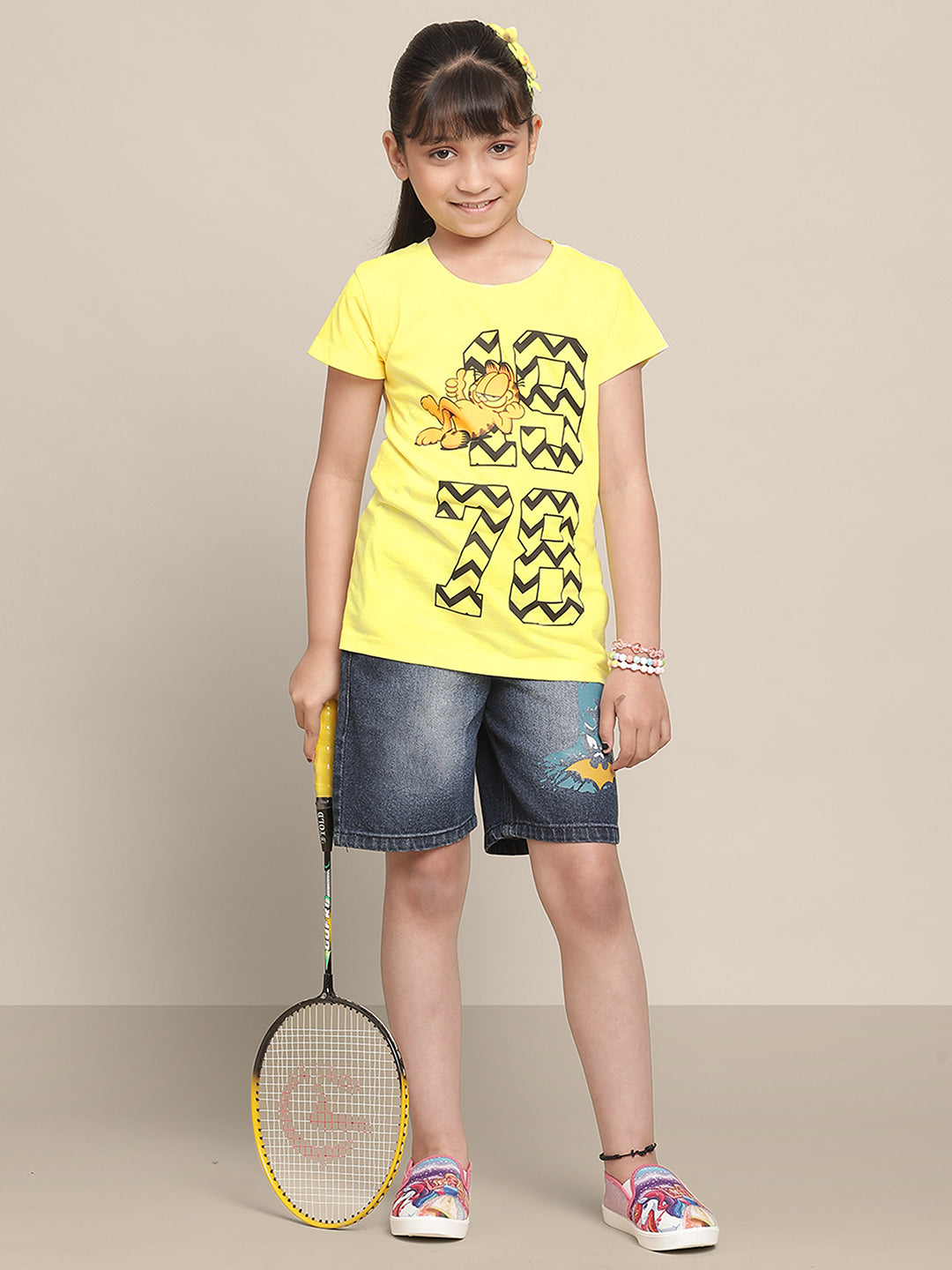 BIO WORLD GIRLS T-SHIRT H/S STY-22-23-001244 MULTI