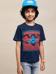 BIO WORLD BOYS T-SHIRT H/S STY-22-23-001502 NAVY PEONY