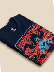 BIO WORLD BOYS T-SHIRT H/S STY-22-23-001502 NAVY PEONY