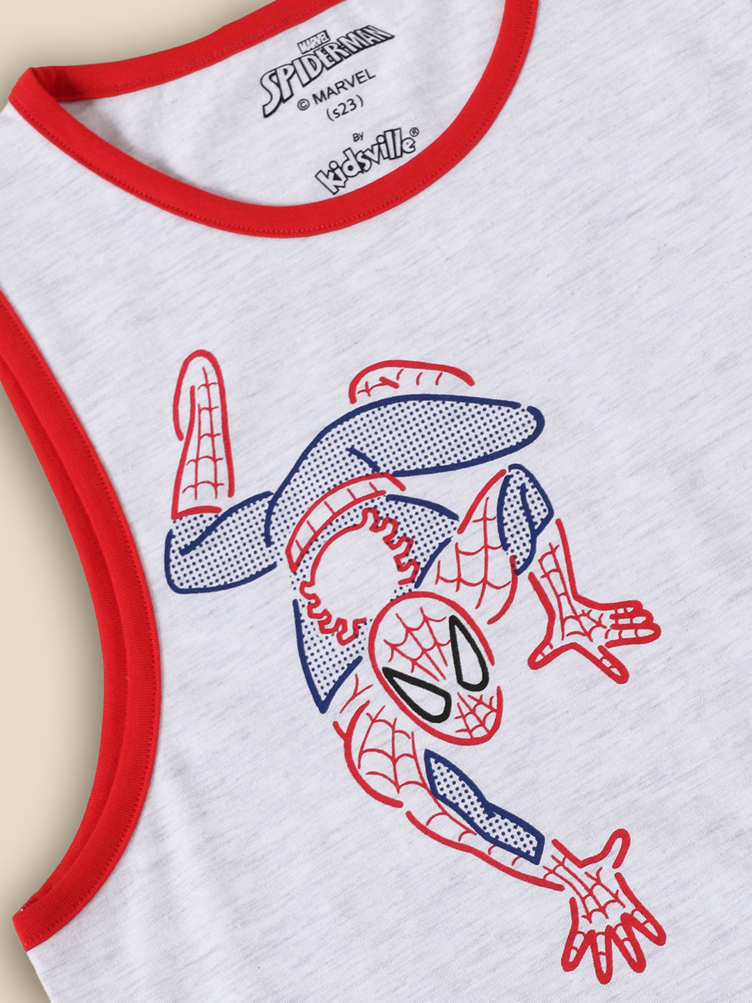 BIO WORLD BOYS T-SHIRT H/S STY-22-23-001528 LT GREY MELANGE