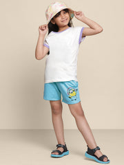 BIO WORLD GIRLS HOSIERY SHORT STY-22-23-001540 BLUE RADIANCE