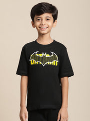 BIO WORLD BOYS T-SHIRT H/S STY-22-23-003046 BLACK