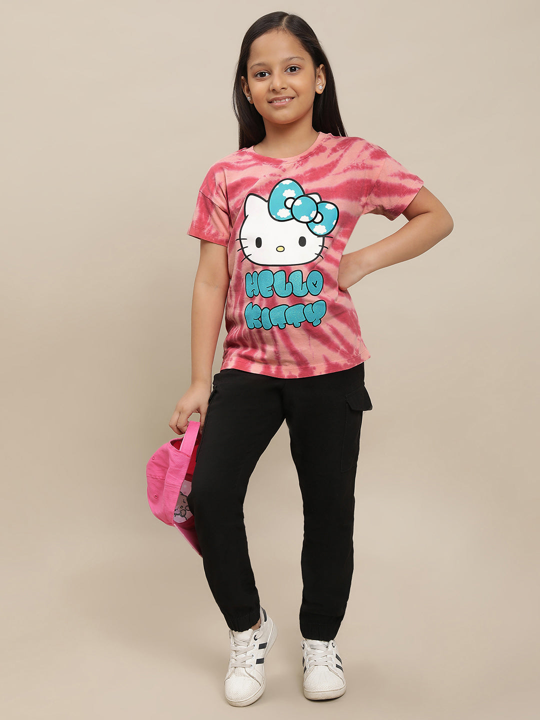 BIO WORLD GIRLS T-SHIRT H/S STY-22-23-003409 MULTI