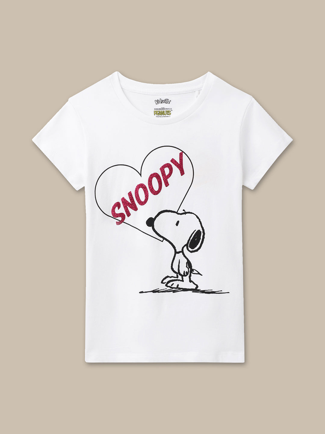 BIO WORLD GIRLS T-SHIRT H/S STY-22-23-003616 WHITE