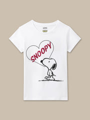 BIO WORLD GIRLS T-SHIRT H/S STY-22-23-003616 WHITE