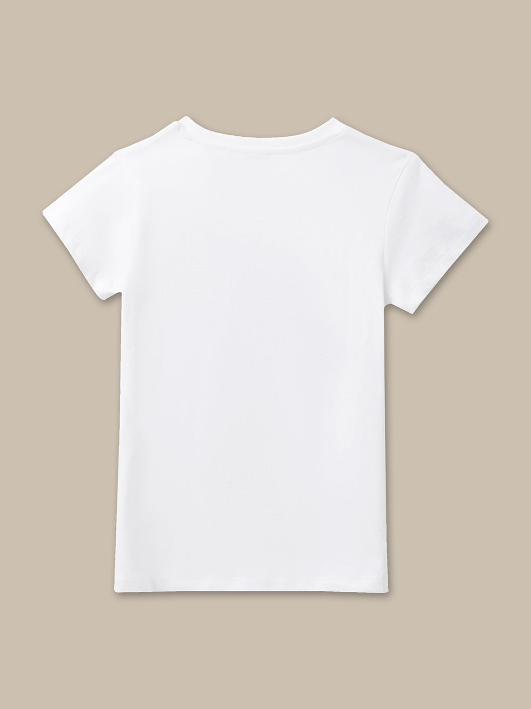 BIO WORLD GIRLS T-SHIRT H/S STY-22-23-003616 WHITE