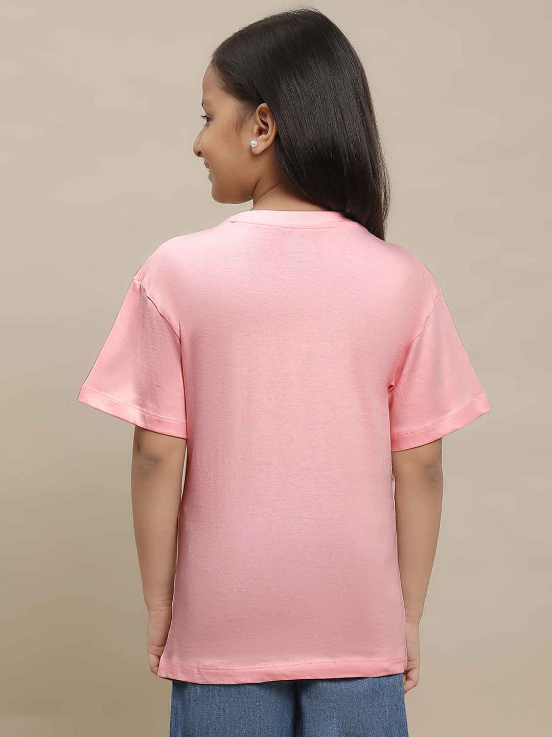 BIO WORLD GIRLS T-SHIRT H/S STY-22-23-003619 CRYSTAL ROSE