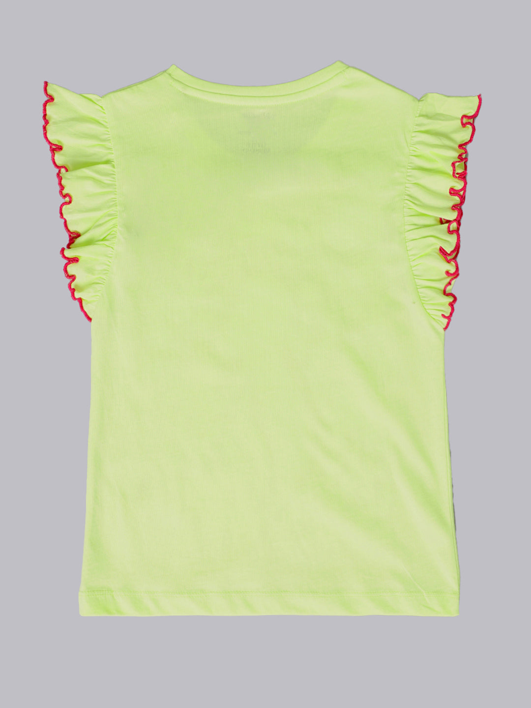 BIO WORLD GIRLS T-SHIRT H/S STY-22-23-003853 LUMINARY GREEN