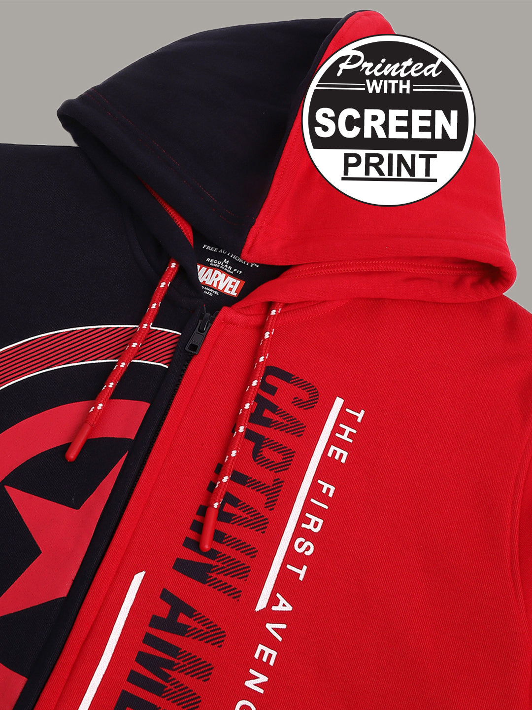 Captain America Regular Fit Hoodie Jacket Men