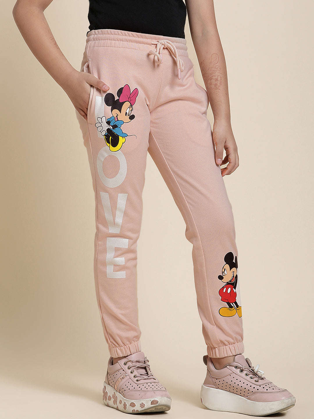 Disney Original Girls Pajama Sty-22-23-003963 Pastel Peach