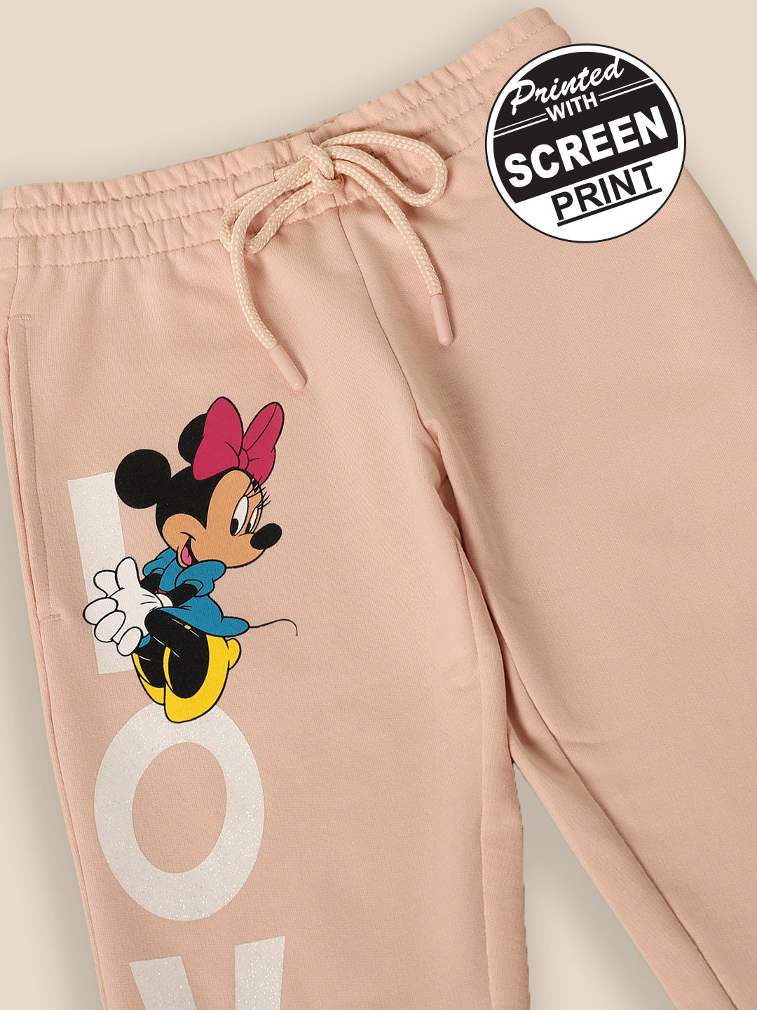 Disney Original Girls Pajama Sty-22-23-003963 Pastel Peach