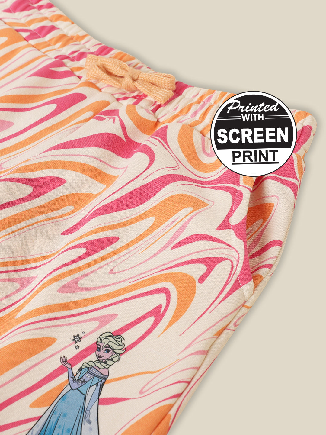 Disney Original Girls Pajama Sty-22-23-003970 Pastel Peach